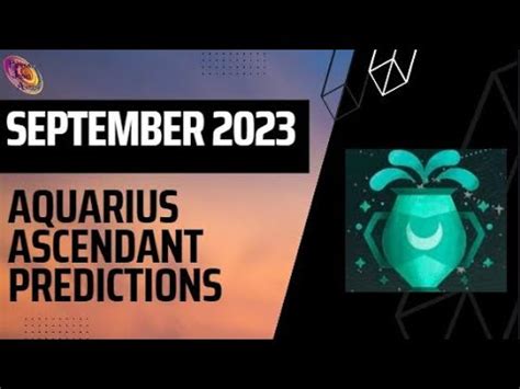 Aquarius Ascendant September 2023 Monthly Predictions English And Hindi