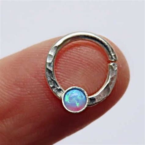 18g Septum Ring Real Very Tiny Septum Tragus 6mm Etsy