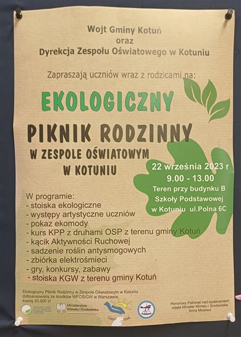 Piknik Ekologiczny Szkoła Podstawowa im Marszałka Józefa Piłsudskiego