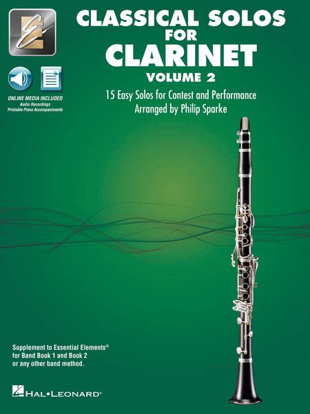 Classical Solos For Clarinet Volume 2 By Various Concert Band Methods Sheet Music Sheet