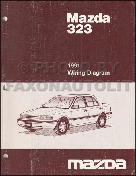 Mazda And Protege Wiring Diagram Manual Original