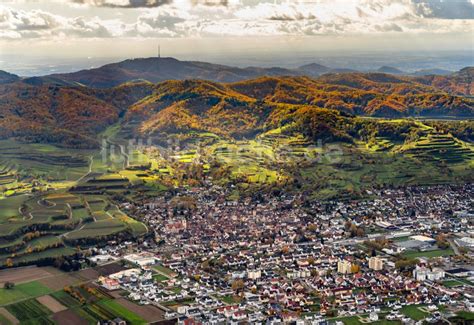 Endingen Am Kaiserstuhl Aus Der Vogelperspektive Herbstluftbild