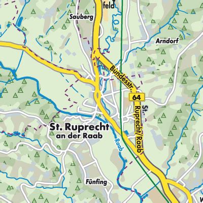 Sankt Ruprecht An Der Raab Stadtpl Ne Und Landkarten