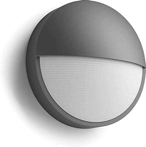 Philips MyGarden Capricorn LED Outdoor Wall Light Anthracite Built In