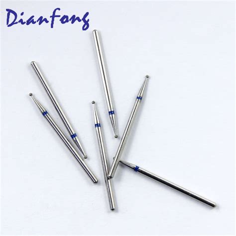 Md14 Ballround 14mm Blue Medium Diamond Bur Hp Electroplated