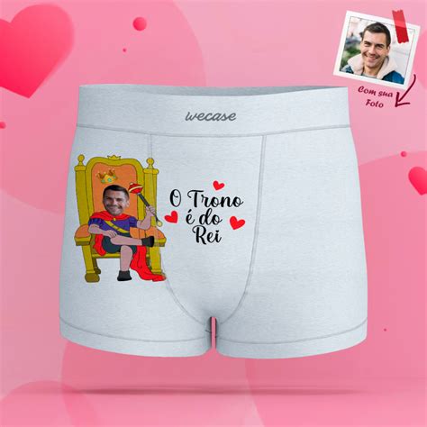 Cueca Personalizada Foto Trono Do Rei Wecase Shopee Brasil