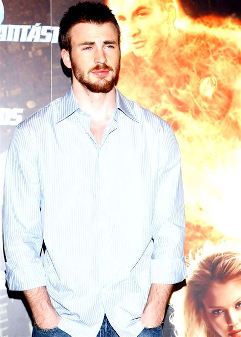 Chris Evans at "Fantastic Four" Premiere