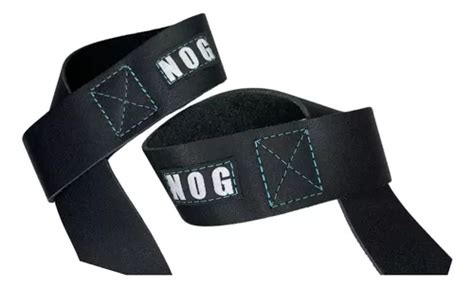 Strap Nogue De Couro Legítimo Crossfit Powerlifting Strep