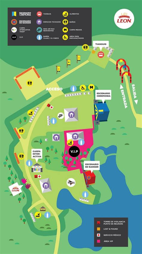 Chilango Mapa Oficial Del Festival Ceremonia