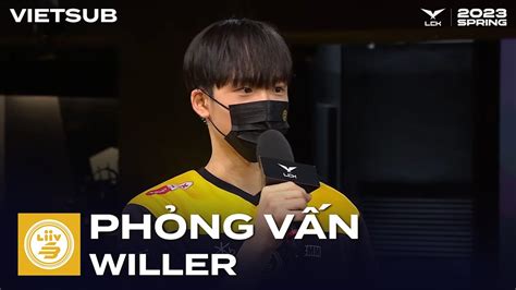 VIETSUB Phỏng Vấn Willer Liiv SANDBOX vs KT Rolster LCK Mùa Xuân