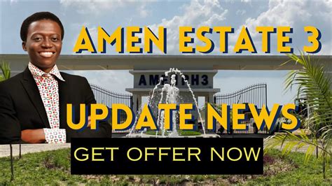 Amen Estate Phase News Update Amen Estate Projects Ameneststelagos