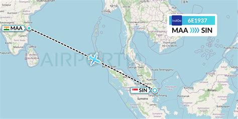 6E1937 Flight Status IndiGo Airlines Chennai To Singapore IGO1937