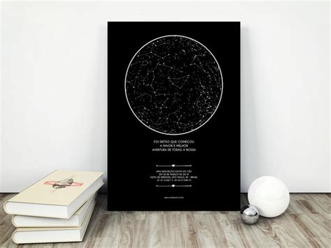 Mapa Das Estrelas A4 Em Pvc Elo7 Produtos Especiais