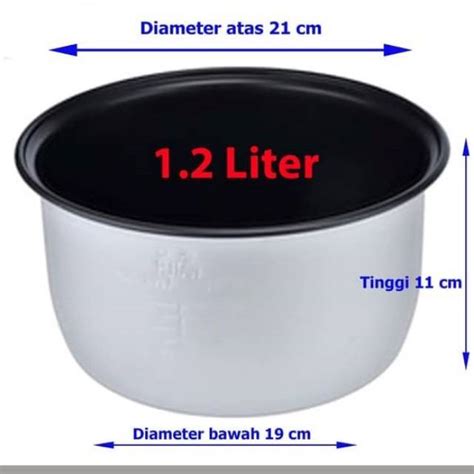 Jual Panci Teflon Alumunium Magic Miyako Rice Cooker Liter