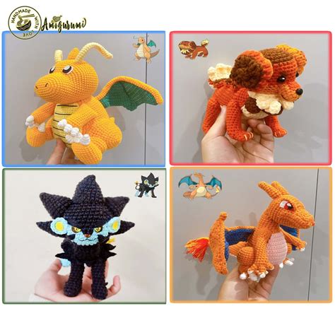 Fanmade Custom Pokemon Plush Commisssion,custom Pokemon Crochet Doll ...