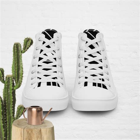 High-top Canvas Sneakers for Women - Etsy