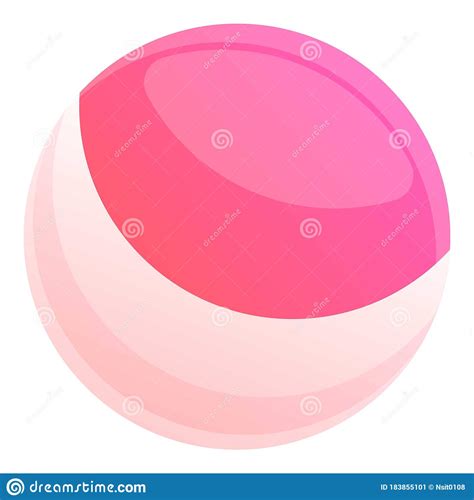 Beach Play Ball Icon Cartoon Style Stock Vector Illustration Of Inflate Bounce 183855101