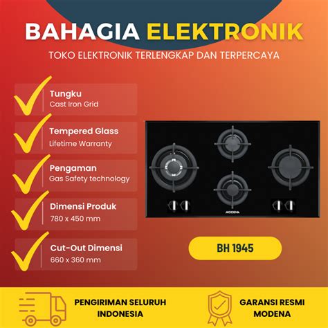 Jual Modena Bh Kompor Tanam Tungku Safety Shopee Indonesia