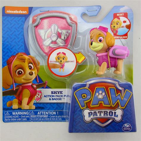 2016 Paw Patrol Toys With Shield Skye Marshall Chase Rocky Rubble