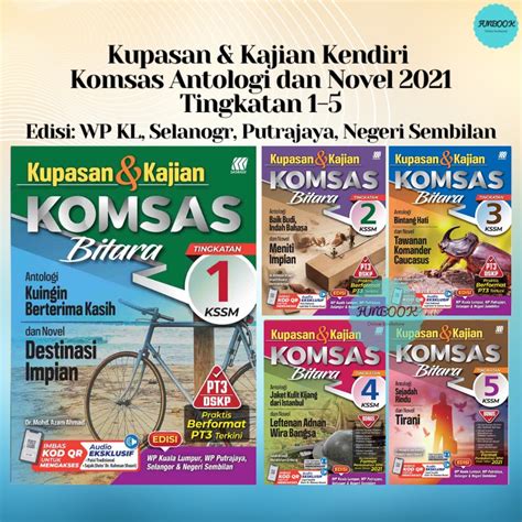 Funbook Kupasan Kajian Kendiri Komsas Antologi Dan Novel Tingkatan