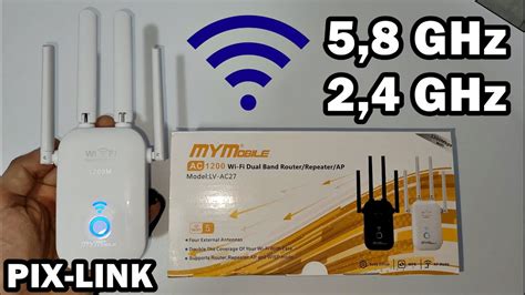 Repetidor Y Amplificador Wifi Pix Link Mymobile Lv Ac Redes Wifi