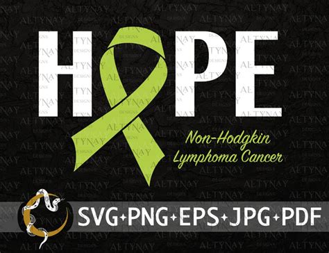 Non Hodgkin Lymphoma Cancer Hope SVG Non Hodgkin Lymphoma Cancer