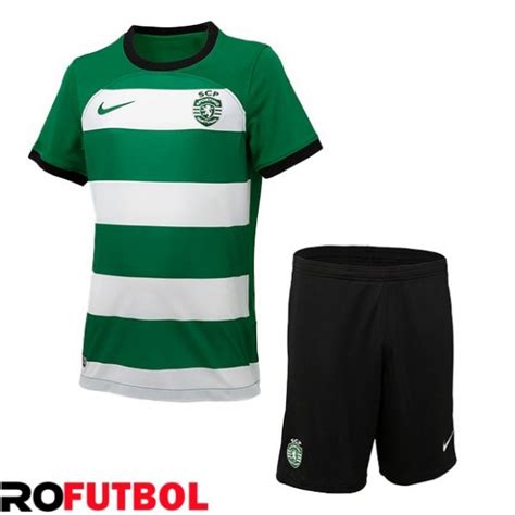 Imitaciones De Camisetas De Futbol Sporting Cp Ninos Primera Verde