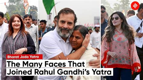 Famous Names That Joined Rahul Gandhis Bharat Jodo Yatra YouTube