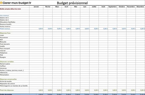 Un tableau excel budget familial gratuit à télécharger et remplir