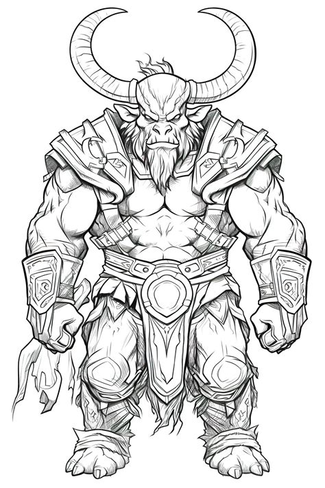 minotaur drawing 2