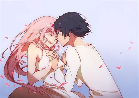 Hd Wallpaper Anime Pair Two Darling In The Frankxx Cute In France