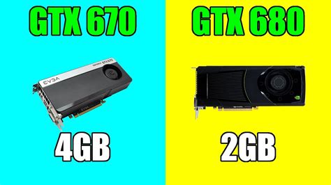 Nvidia Geforce Gtx 670 4gb Vs Gtx 680 2gb Tested In 7 Games Youtube