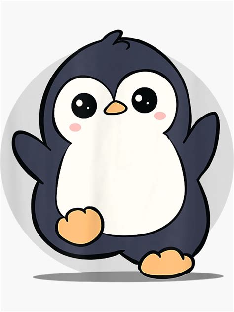 "Chibi Penguin Zookeeper Animal Anime Lover" Sticker for Sale by ...