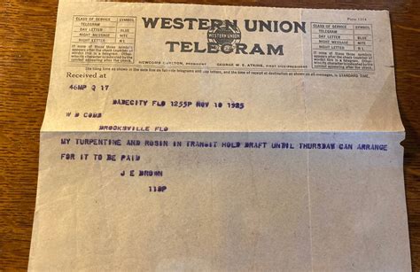 Notes from the Museums: A Telegram - Hernando Sun