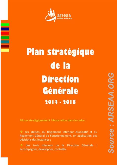 PDF Plan stratégique de la Direction Générale arseaa org