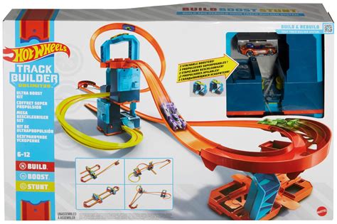 Hot Wheels Track Builder Unlimited Ultra Stackable Booster Kit Motorized Set 5 Plus