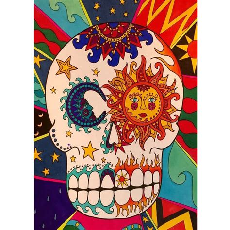 Graffiti Skull Canvas Full Round Or Square Drill Diamond Painting