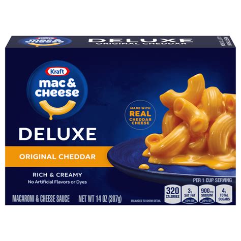 Save On Kraft Deluxe Mac And Cheese Dinner Original Cheddar Order Online Delivery Giant