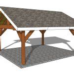 1820 Gable Pavilion MyOutdoorPlans