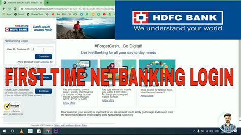 How To Login To Hdfc Net Banking Using Welcome Kit Hdfc Netbanking