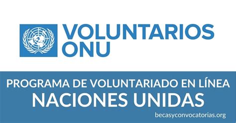 Programa de voluntariado en línea de las Naciones Unidas