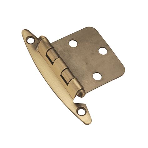 Hickory Hardware 170 Degree Flush Surface Antique Brass Cabinet Hinge 25 Pieces P139 Ab 25b