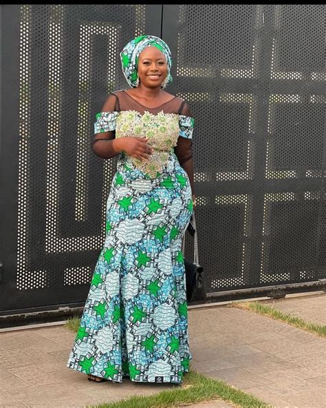 Beautiful Long Gown Styles For Ankara Print Ladeey Ankara