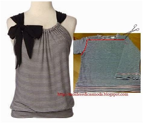 RECICLAGEM DE T SHIRTS Moda E Dicas De Costura Refashion Clothes