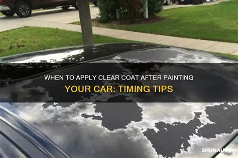 how long should you wait to clear coat after painting