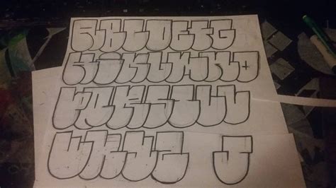 Quick Throwie Alphabet I Made Left Out The J By Mistake So Its In The