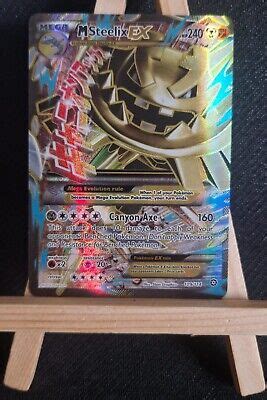 M Steelix Ex Xy Steam Siege Ultra Rare Pokemon Card Nm Ebay