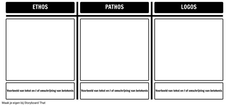 Template Ethos Pathos Logos Storyboard Por Nl Examples