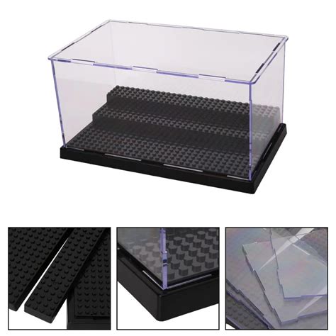 3 Steps Display Casebox Dustproof Show Case Display Case Box Dustproof