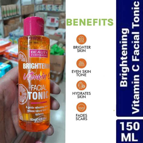 Beauty Formulas Brightening Vitamin C Facial Tonic Ml